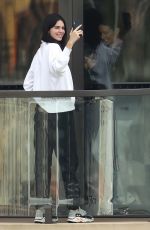 KENDALL JENNER on the Balcony of Her Hotel in Sydney 04/04/2019