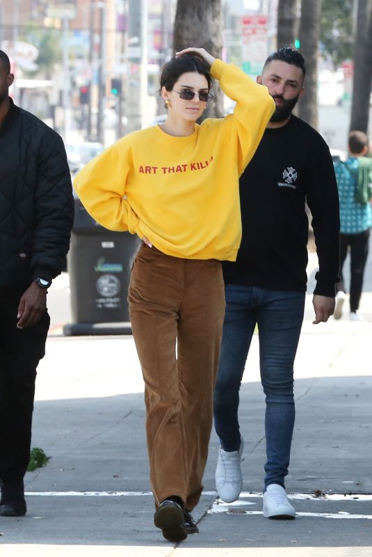 KENDALL JENNER Out in Los Angeles 04/02/2019