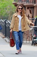 KERI RUSSELL Out in New York 04/22/2019