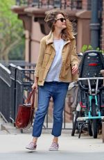 KERI RUSSELL Out in New York 04/22/2019