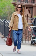 KERI RUSSELL Out in New York 04/22/2019
