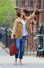 KERI RUSSELL Out in New York 04/22/2019