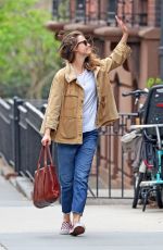 KERI RUSSELL Out in New York 04/22/2019