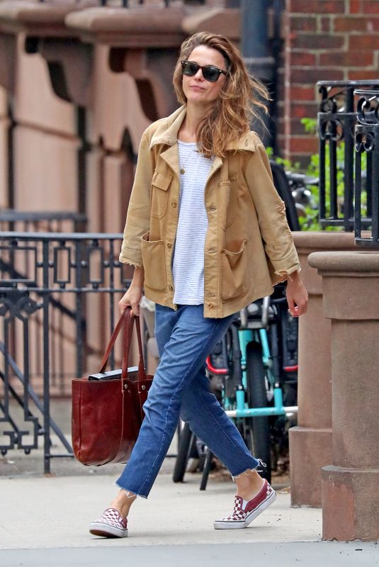 KERI RUSSELL Out in New York 04/22/2019