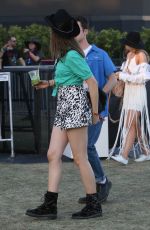 KERRIS DORSEY and Dylan Minnette at Coachella 04/13/2019