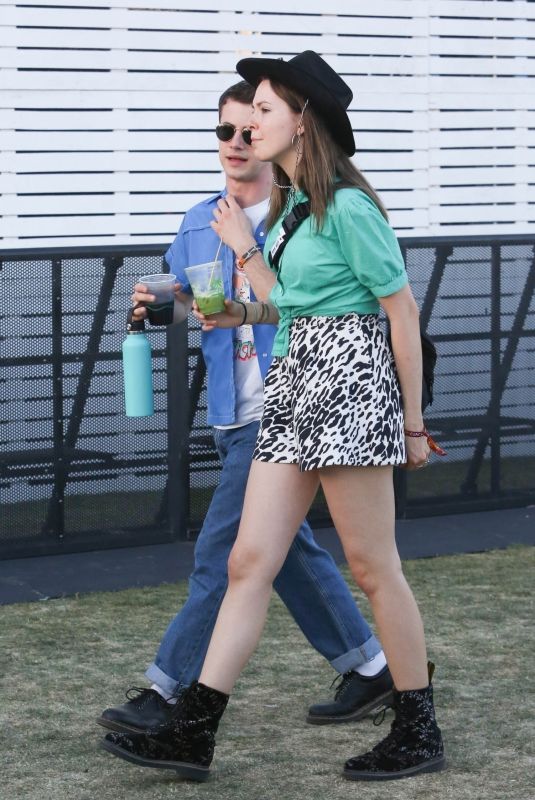 KERRIS DORSEY and Dylan Minnette at Coachella 04/13/2019