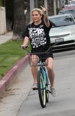 KESHA Riding a Bike Out in Venice Beach 04/29/2019