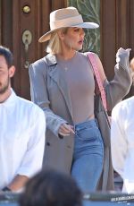 KHLOE KARDASHIAN at a Church Service in Calabasas 03/31/2019