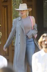 KHLOE KARDASHIAN at a Church Service in Calabasas 03/31/2019