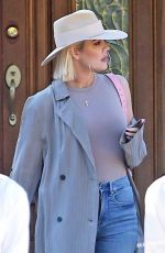 KHLOE KARDASHIAN at a Church Service in Calabasas 03/31/2019