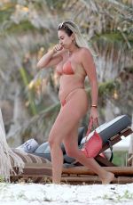 KHLOE TERAE in Bikini at a Beach in Tulum 04/01/2019