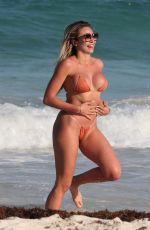 KHLOE TERAE in Bikini at a Beach in Tulum 04/01/2019