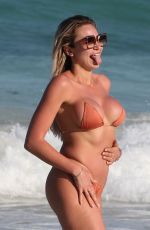 KHLOE TERAE in Bikini at a Beach in Tulum 04/01/2019