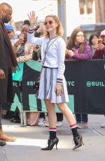 KIERNAN SHIPKA Arrives at AOL Build in New York 04/03/2019