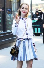 KIERNAN SHIPKA Arrives at AOL Build in New York 04/03/2019
