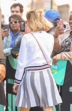 KIERNAN SHIPKA Arrives at AOL Build in New York 04/03/2019