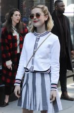 KIERNAN SHIPKA Arrives at AOL Build in New York 04/03/2019