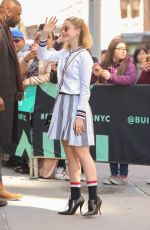 KIERNAN SHIPKA Arrives at AOL Build in New York 04/03/2019