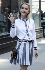 KIERNAN SHIPKA Arrives at AOL Build in New York 04/03/2019