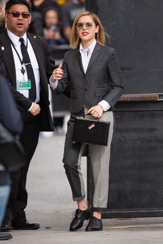 KIERNAN SHIPKA Arrives at Jimmy Kimmel Live! in Hollywood 04/11/2019