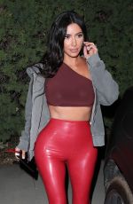 KIM KARDASHIAN and Kanye West Leaves Travis Scott