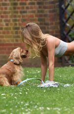 KIMBERLEY GARNER Working Out in Battersea Park in London 04/24/2019