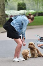 KIMBERLEY GARNER Working Out in Battersea Park in London 04/24/2019