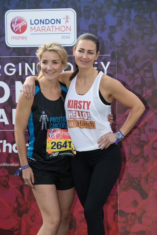 KIRSTY GALLACHER and HELEN SKELTON at 39th London Marathon 04/28/2019