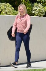 KRISTEN BELL Leaves a Gym in Los Angeles 04/23/2019