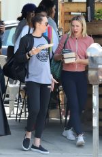 KRISTEN BELL Leaves a Lunch in Los Angeles 04/26/2019