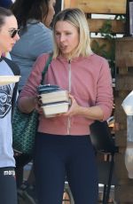 KRISTEN BELL Leaves a Lunch in Los Angeles 04/26/2019