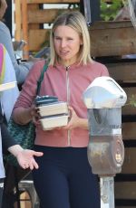 KRISTEN BELL Leaves a Lunch in Los Angeles 04/26/2019