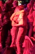 KRISTEN STEWAR and SARA DINKIN Kisses at Coachella in Indio 04/12/2019