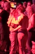 KRISTEN STEWAR and SARA DINKIN Kisses at Coachella in Indio 04/12/2019