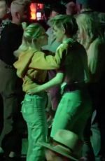 KRISTEN STEWAR and SARA DINKIN Kisses at Coachella in Indio 04/12/2019