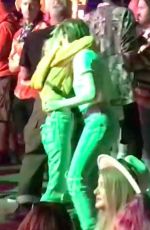 KRISTEN STEWAR and SARA DINKIN Kisses at Coachella in Indio 04/12/2019