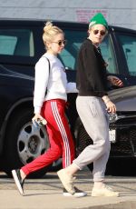 KRISTEN STEWART and SARA DINKIN Arrives at a Nail Salon in Los Angeles 04/20/2019