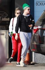 KRISTEN STEWART and SARA DINKIN Arrives at a Nail Salon in Los Angeles 04/20/2019