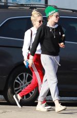 KRISTEN STEWART and SARA DINKIN Arrives at a Nail Salon in Los Angeles 04/20/2019