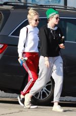KRISTEN STEWART and SARA DINKIN Arrives at a Nail Salon in Los Angeles 04/20/2019