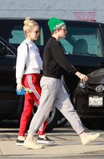 KRISTEN STEWART and SARA DINKIN Arrives at a Nail Salon in Los Angeles 04/20/2019