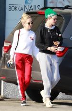 KRISTEN STEWART and SARA DINKIN Leaves Bokka Nails in Los Angeles 04/20/2019