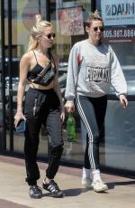 KRISTEN STEWART and SARA DINKIN Out in Los Angeles 04/22/2019