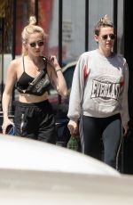 KRISTEN STEWART and SARA DINKIN Out in Los Angeles 04/22/2019