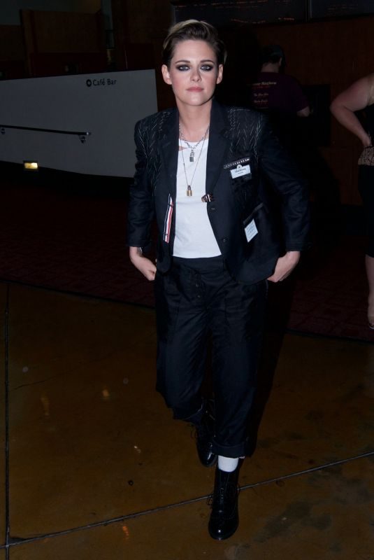 KRISTEN STEWART Arrives at J.T. Leroy Premeire in Hollywood 04/24/2019