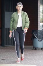 KRISTEN STEWART Heading to a Nail Salon in Hollywood 04/29/2019
