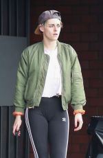 KRISTEN STEWART Heading to a Nail Salon in Hollywood 04/29/2019