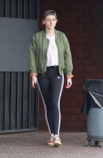 KRISTEN STEWART Heading to a Nail Salon in Hollywood 04/29/2019