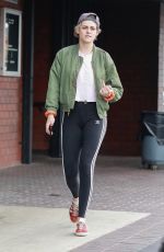 KRISTEN STEWART Heading to a Nail Salon in Hollywood 04/29/2019