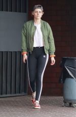 KRISTEN STEWART Heading to a Nail Salon in Hollywood 04/29/2019